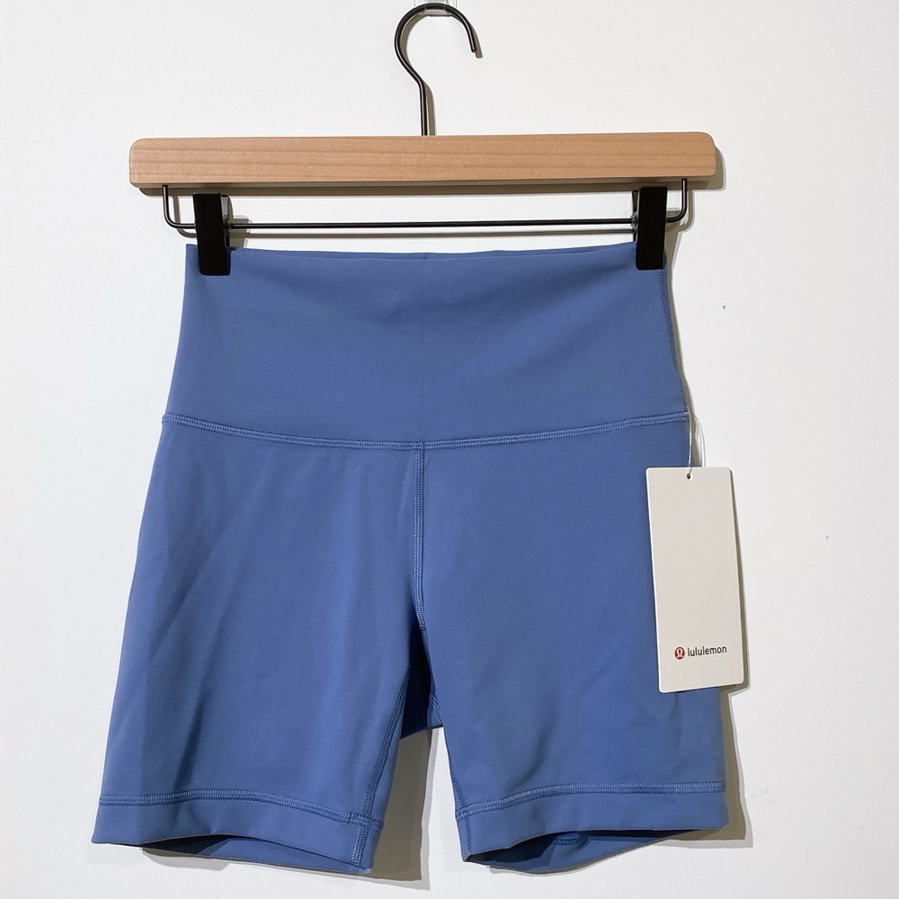 Lululemon Wunder Train HR Short 6” Oasis Blue